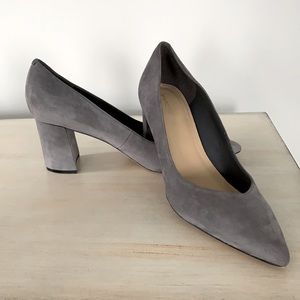 Suede Marc Fisher block heels